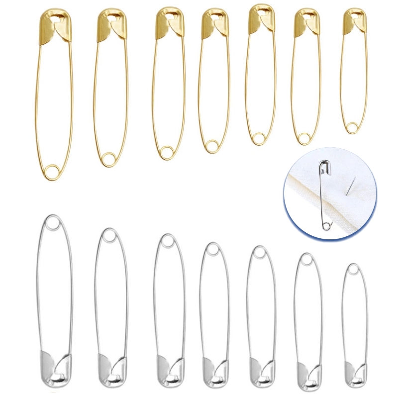 Textile Sewing Kit - 100Pcs/lot Stainless Steel Safety Pins 18-53mm