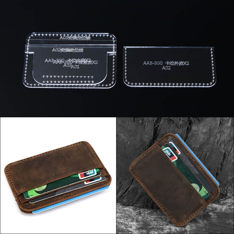Textile Sewing Kit - 1Set DIY Acrylic Leather Template Home