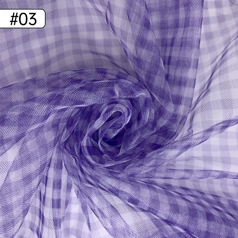 90x150cm Check Mesh Fabric Tra - огляд і ціна Sewing Batik