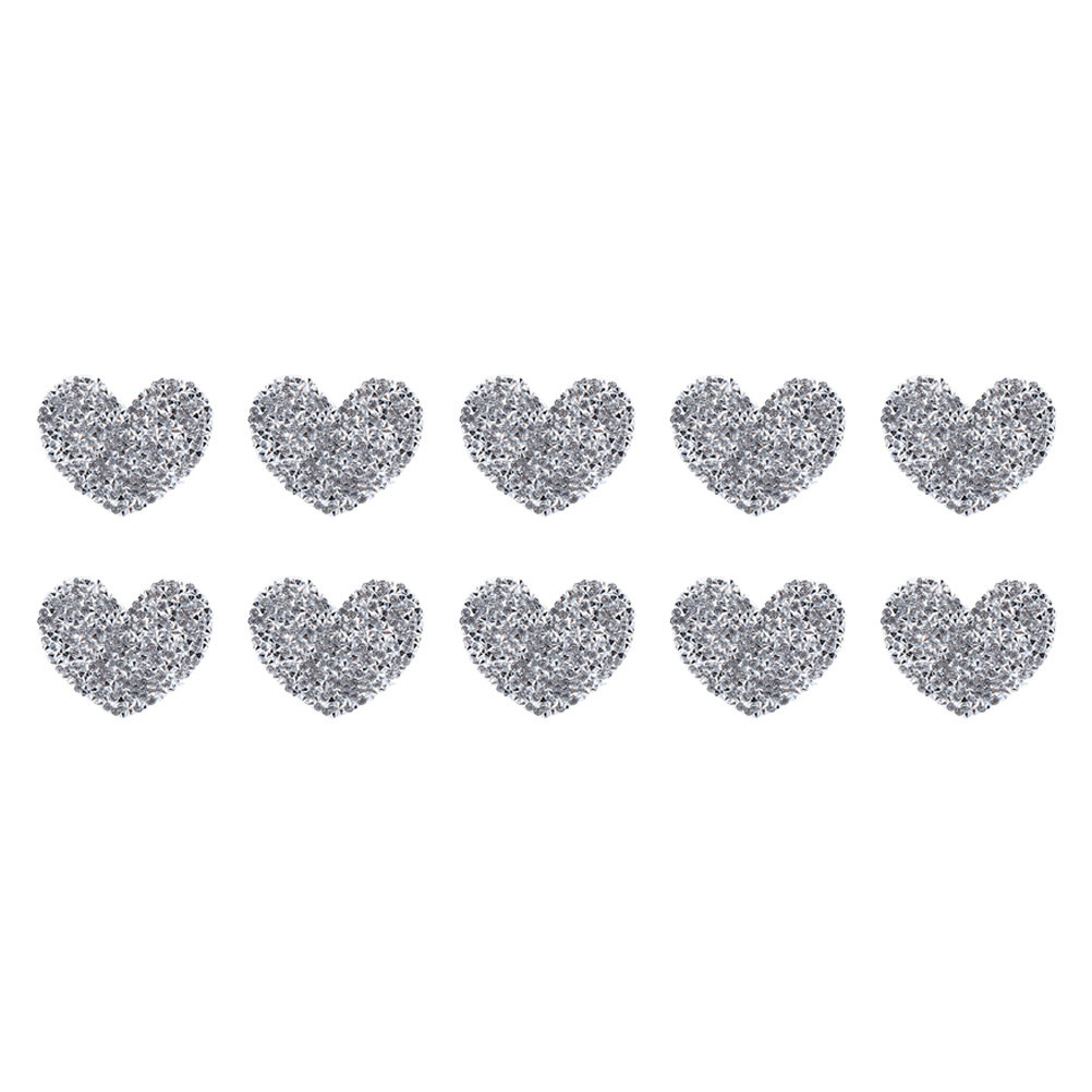 10Pcs Heart Shaped Embroidery  - огляд і ціна Sewing Recycling
