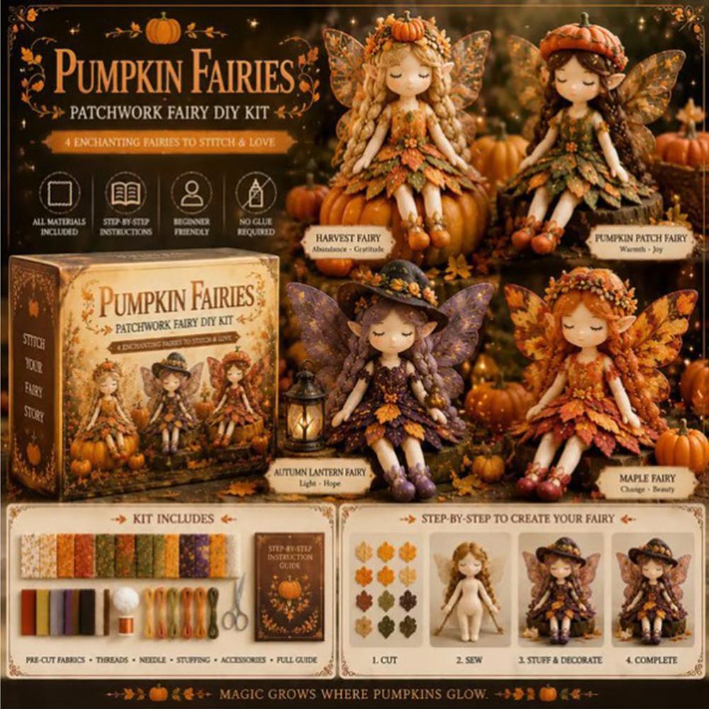 DIY Fairy Patchwork Sewing Kit - огляд і ціна Textile Sewing Kit