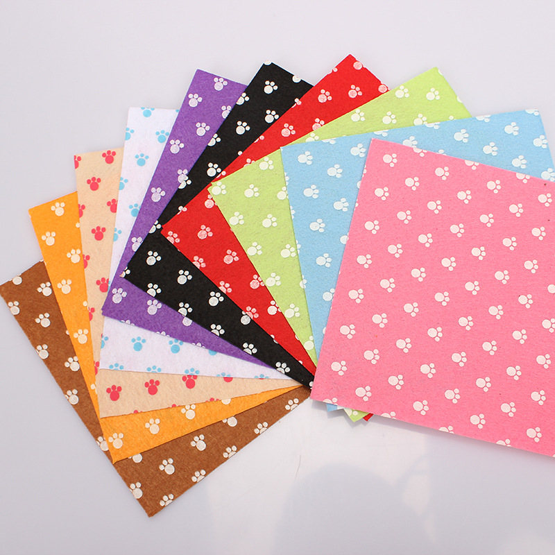 10 PCS 15x15cm 5.9x5.9in Felt  - огляд і ціна Textile And Sewing Materials