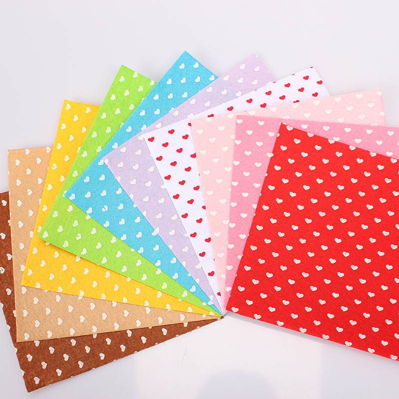 10 PCS 15x15cm 5.9x5.9in Felt  - огляд і ціна Textile And Sewing Materials