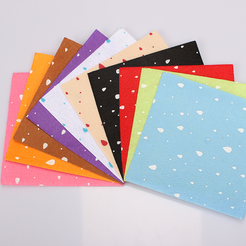 10 PCS 15x15cm 5.9x5.9in Felt  - огляд і ціна Textile And Sewing Materials