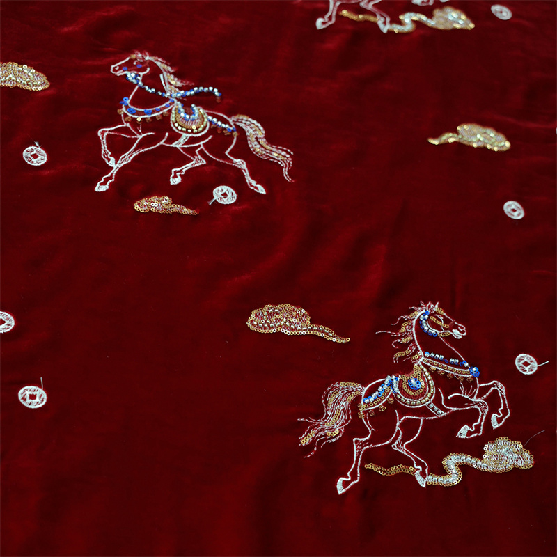 Autumn/Winter Thick Silk Velve - огляд і ціна Sewing Velvet Fabric