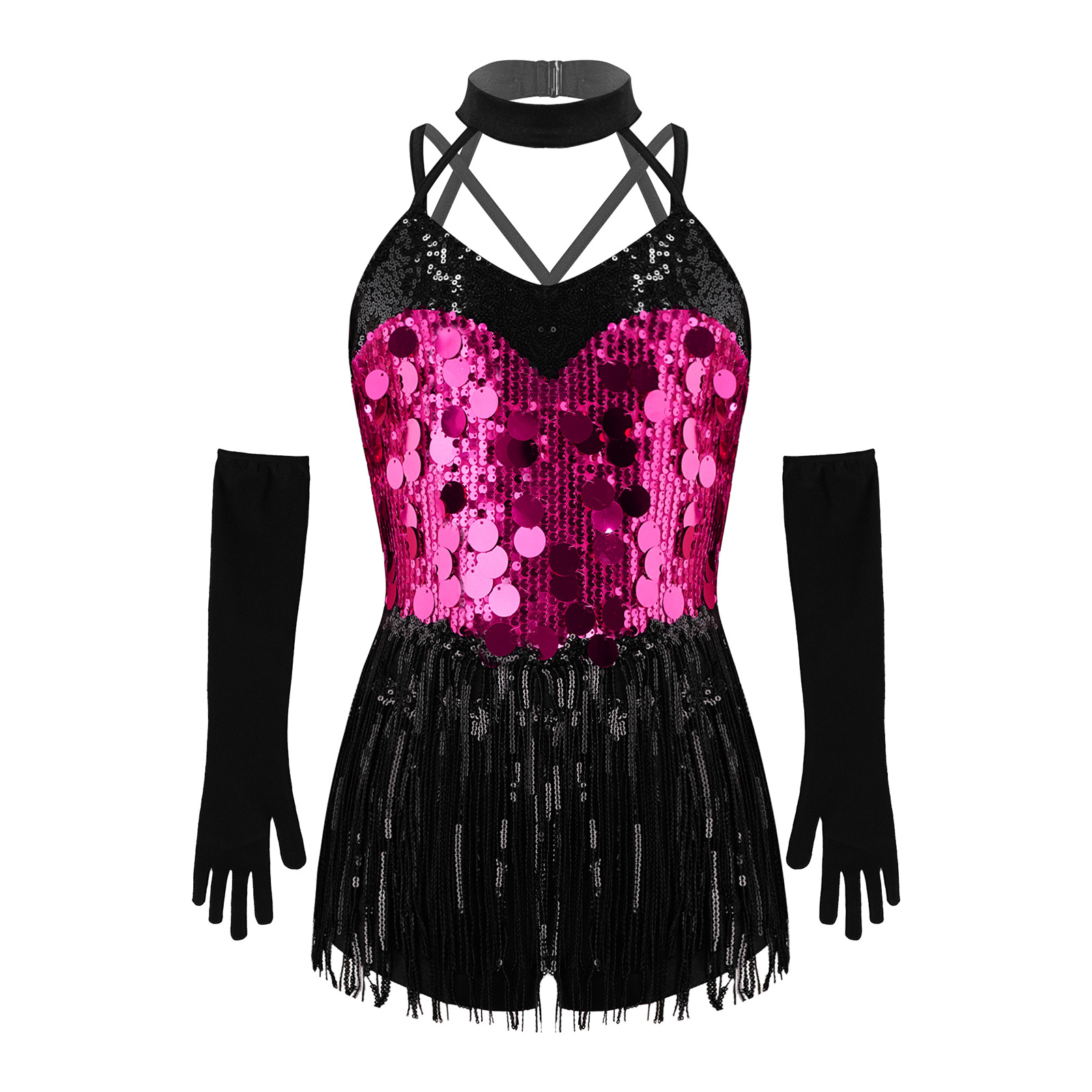 Kids Girls Tassels Latin Dance - огляд і ціна Sewing Vest