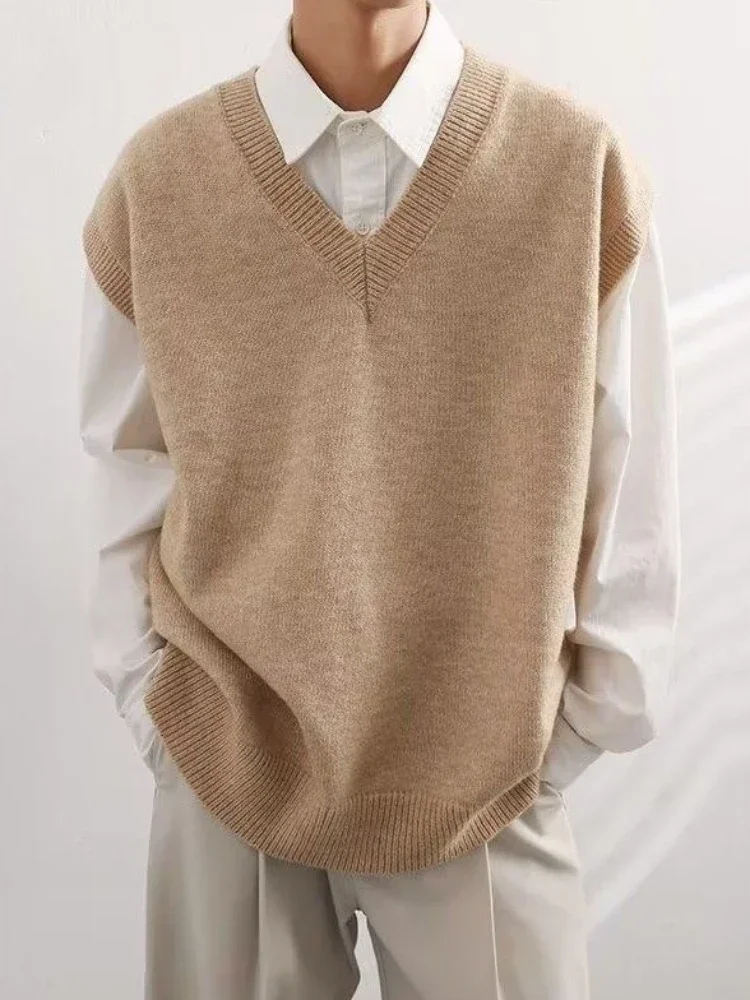 Vest Waistcoat Beige V Neck Kn - огляд і ціна Sewing Vest