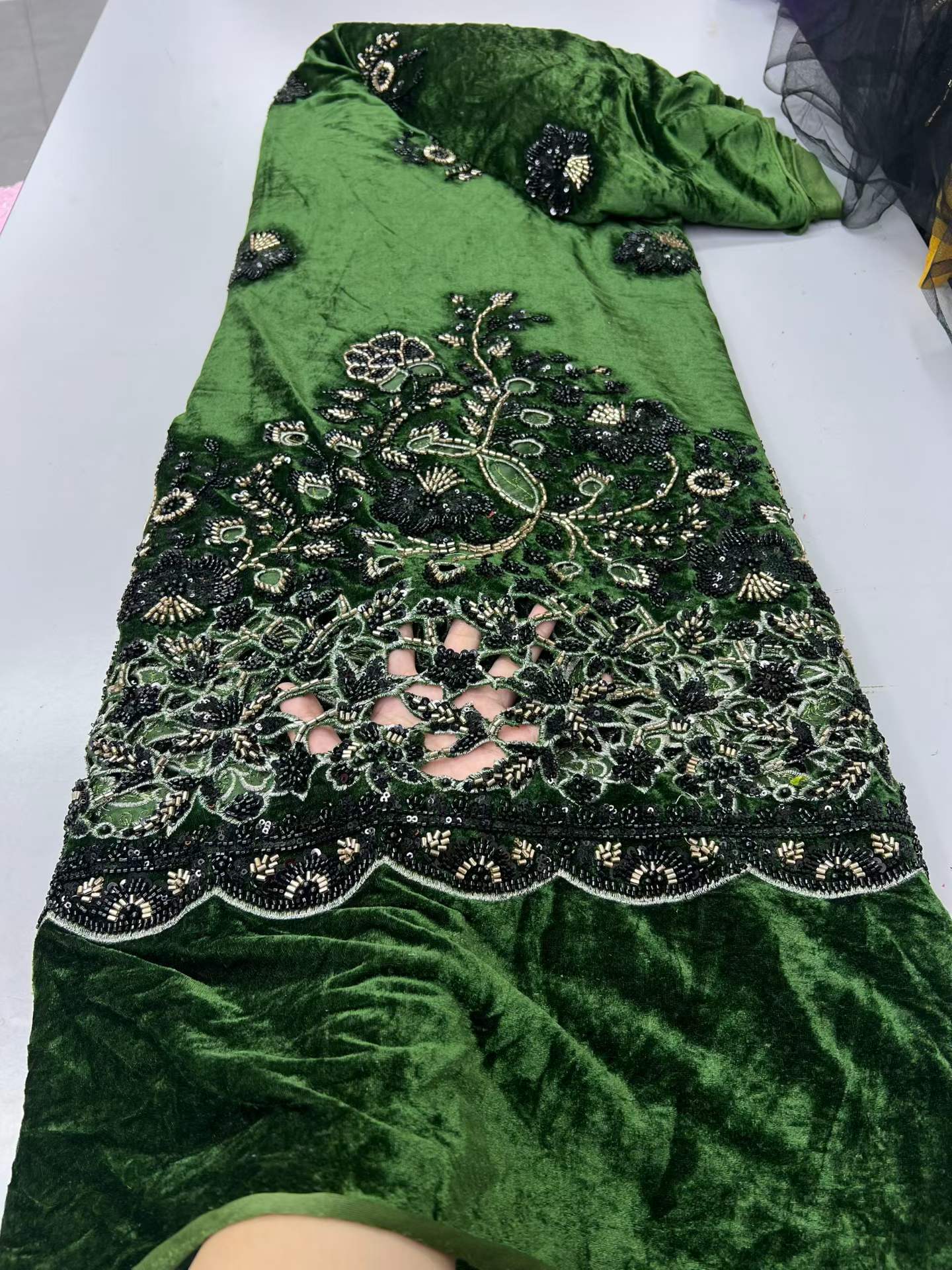 2026 African Nigerian Velvet L - огляд і ціна Sewing Velvet Fabric