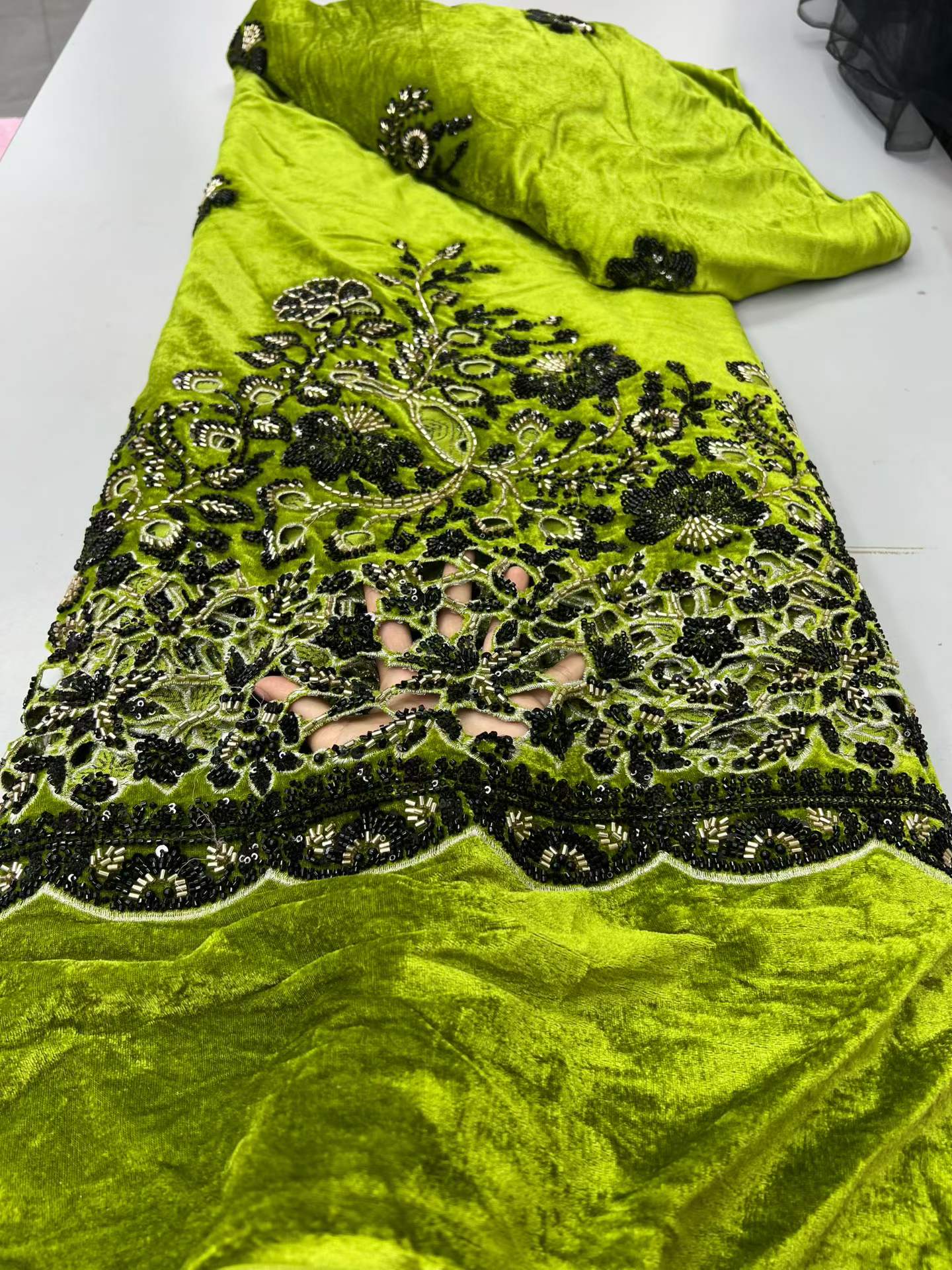 2026 African Nigerian Velvet L - огляд і ціна Sewing Velvet Fabric