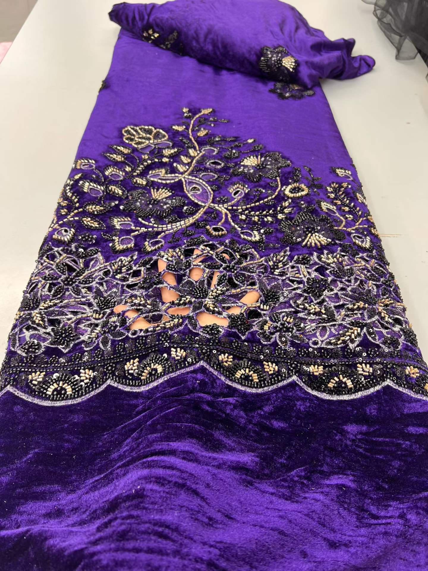 2026 African Nigerian Velvet L - огляд і ціна Sewing Velvet Fabric
