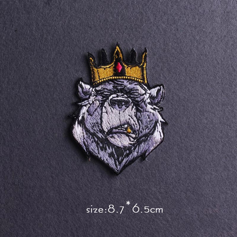 Hippie/Punk Patch Embroidery P - огляд і ціна Velcro Sew On