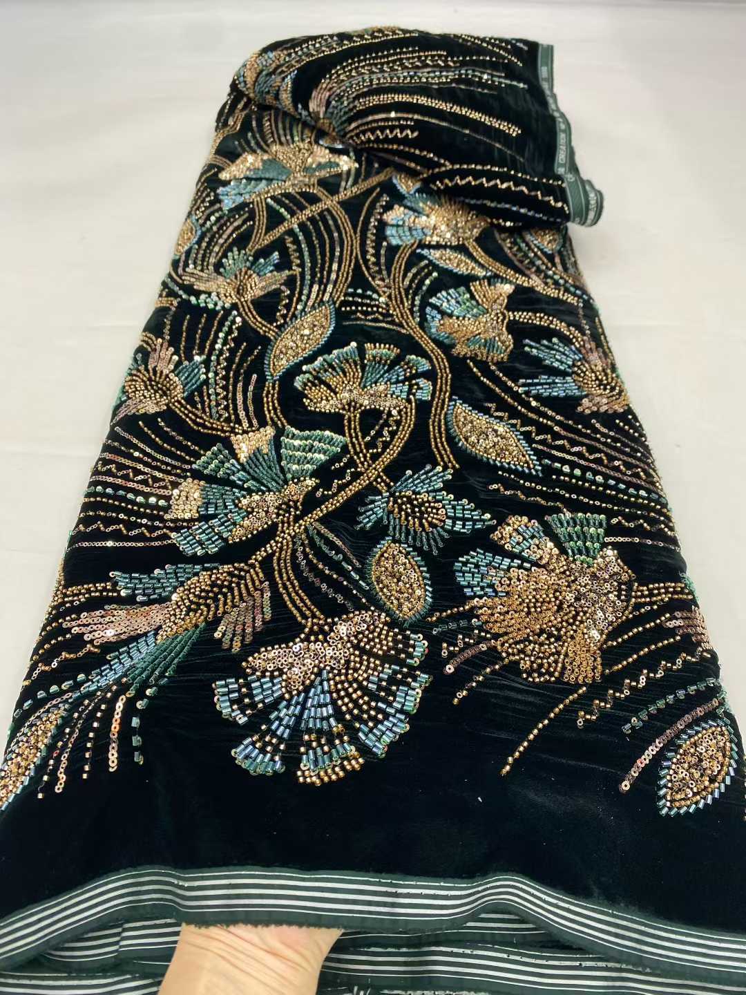 2026 New Arrival African velve - огляд і ціна Sewing Velvet Fabric