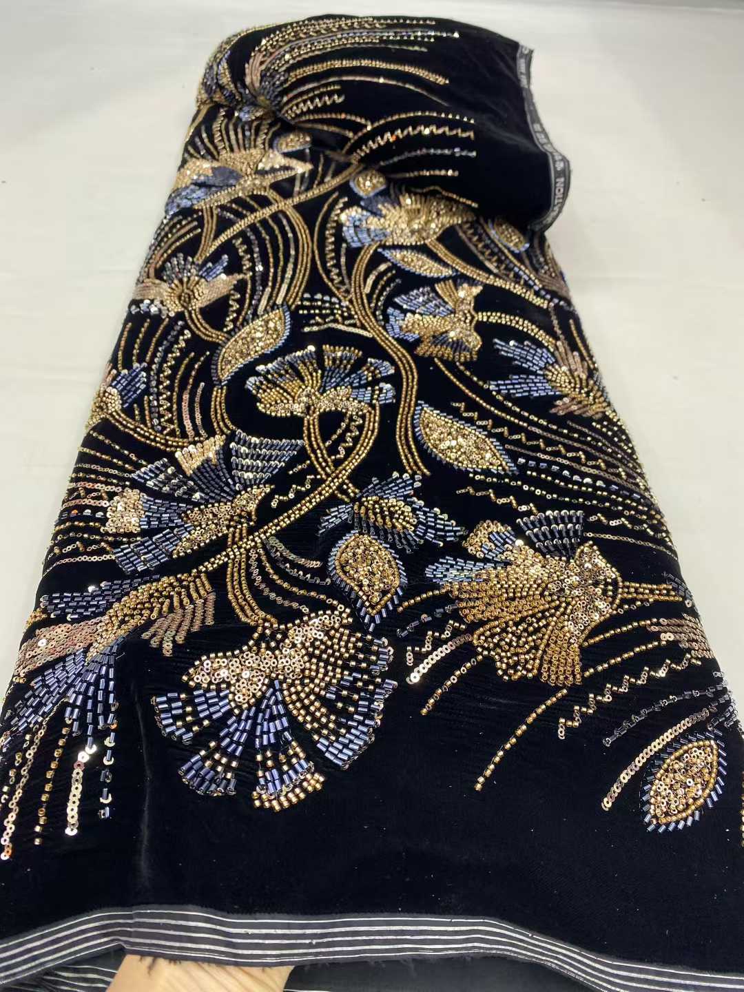 2026 New Arrival African velve - огляд і ціна Sewing Velvet Fabric