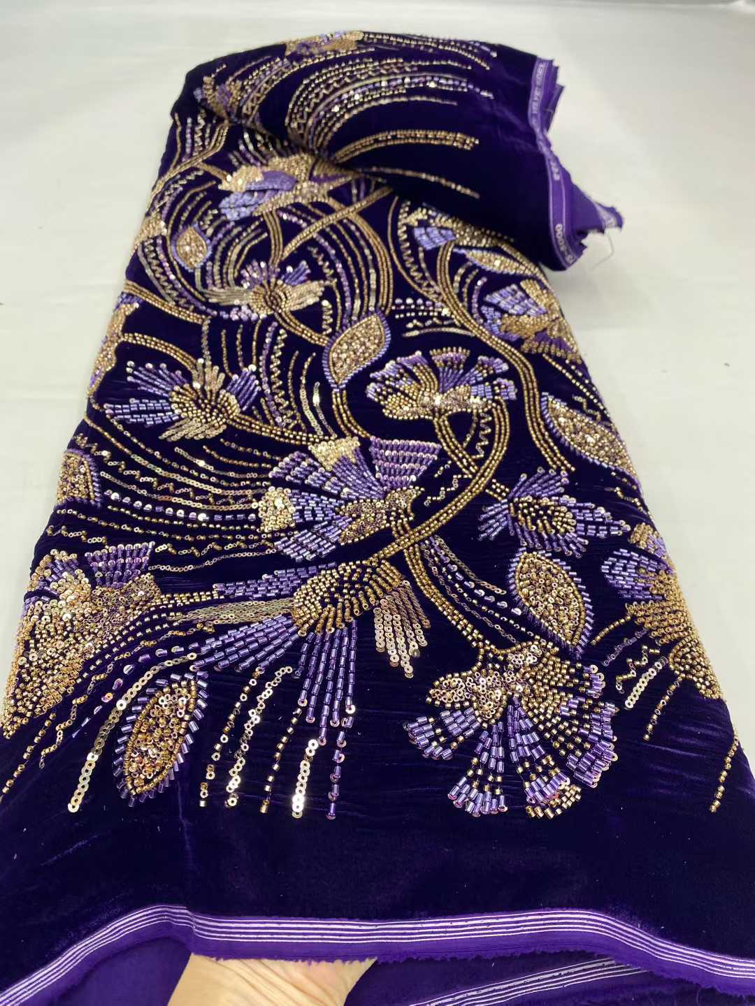 2026 New Arrival African velve - огляд і ціна Sewing Velvet Fabric