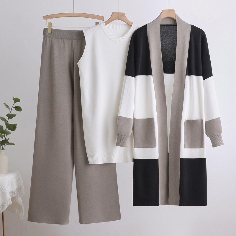 Women Knit Three Piece Pant Se - огляд і ціна Sewing Vest