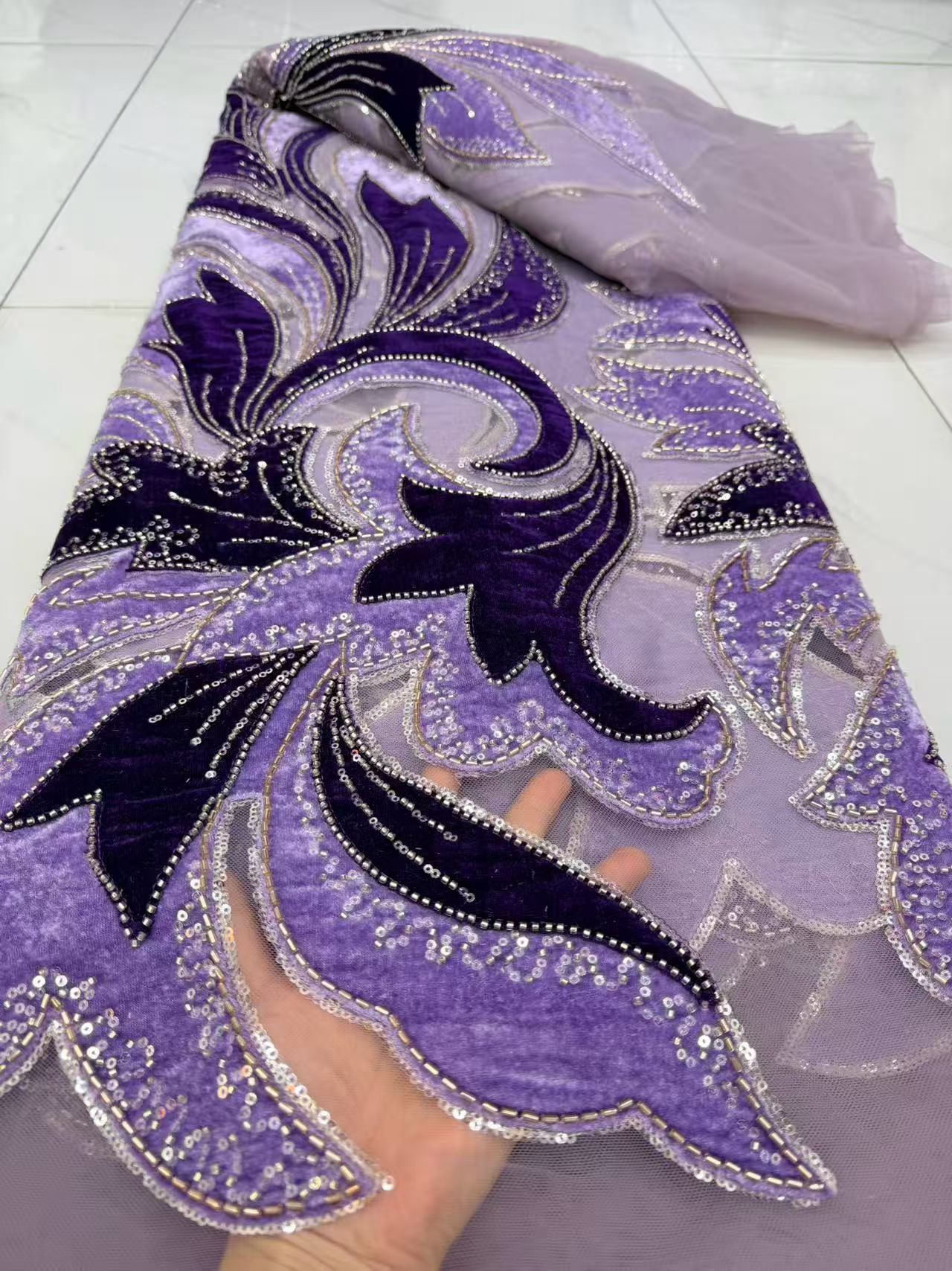 Top Grade High-Quality African - огляд і ціна Sewing Velvet Fabric