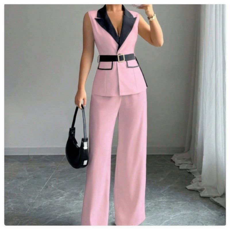 Vest Suit Women Wide Leg Pants - огляд і ціна Sewing Vest