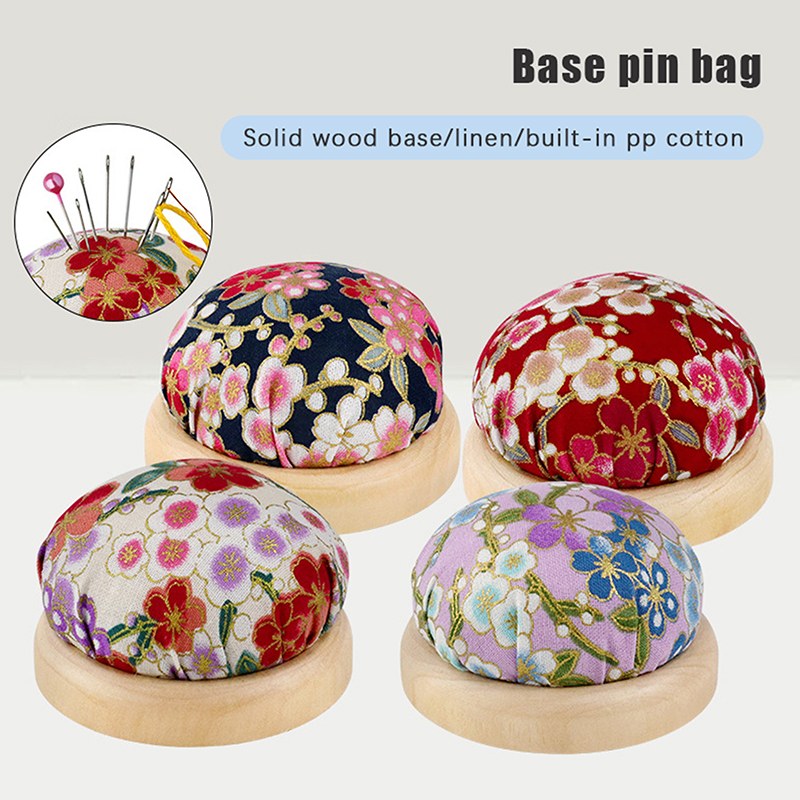1pc Wood Bottom Base Needle Pi - огляд і ціна Textile Sewing Kit