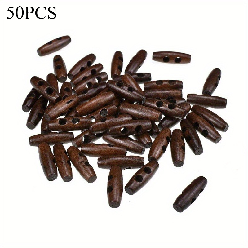 50pcs Recycled Wood Horn Toggl - огляд і ціна Sewing Recycling