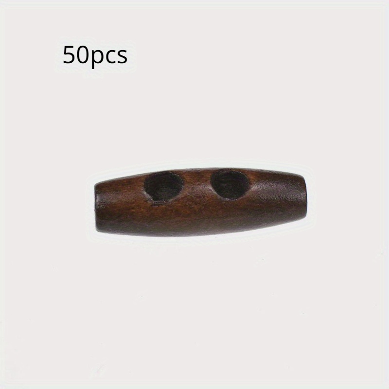 50pcs Recycled Wood Horn Toggl - огляд і ціна Sewing Recycling