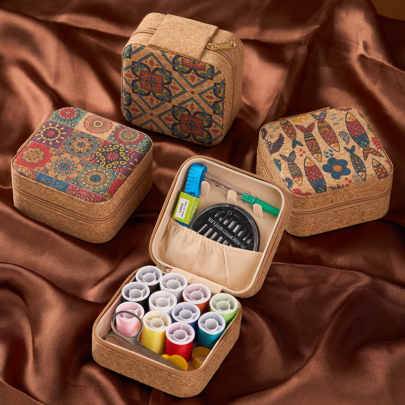 Vintage Cork Boho Floral Sewin - огляд і ціна Textile Sewing Kit