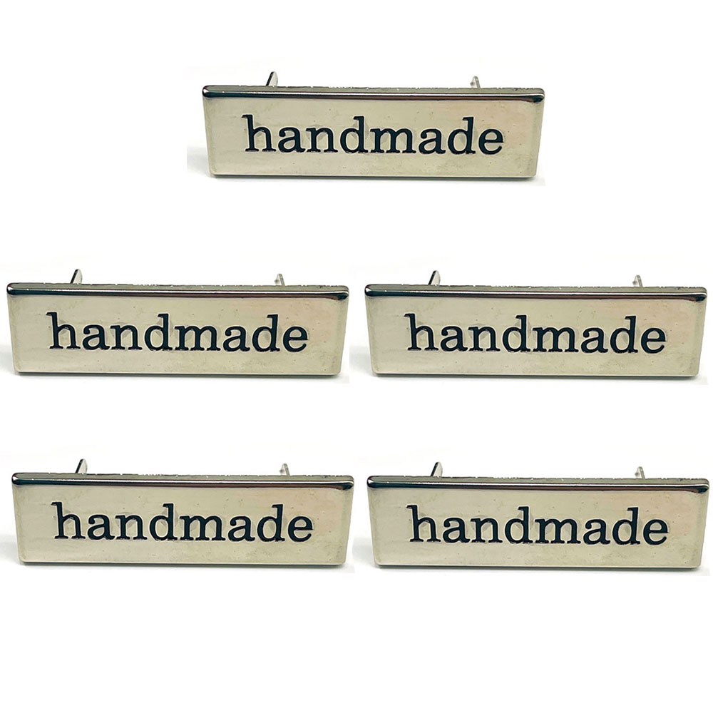 5Pcs Metal Handmade Tag Labels - огляд і ціна Sewing Label