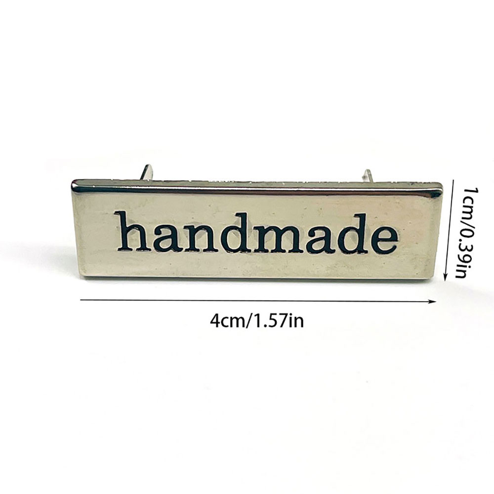 5Pcs Metal Handmade Tag Labels - огляд і ціна Sewing Label