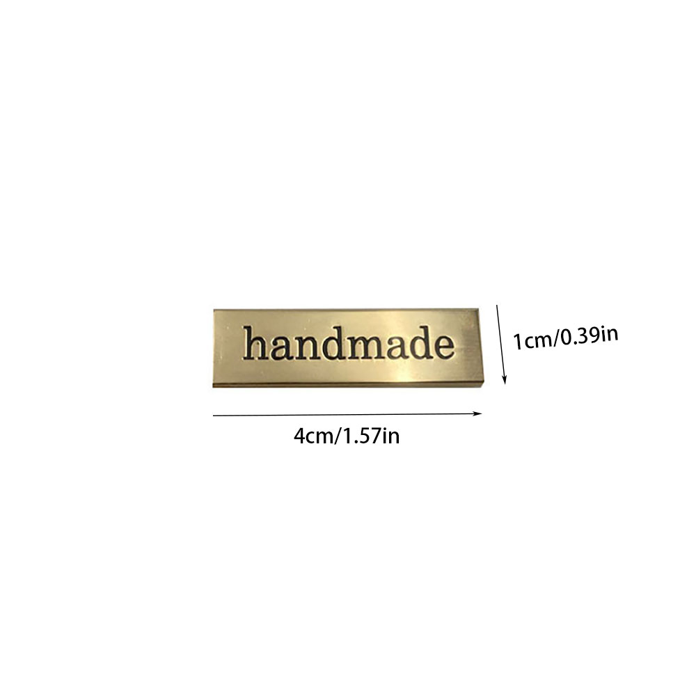 5Pcs Metal Handmade Tag Labels - огляд і ціна Sewing Label